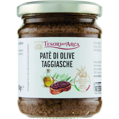 TESORI DELL'ARCA Patè di Olive Taggiasche 180 g