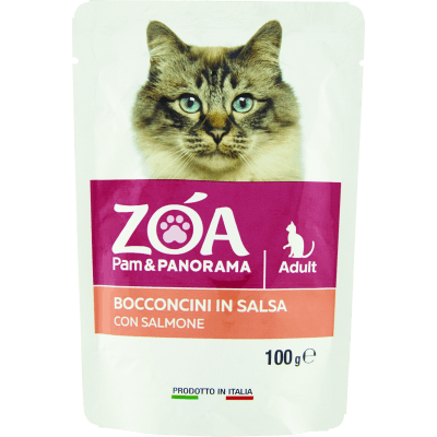 ZOA Adult Bocconcini in Salsa con Salmone 100 g