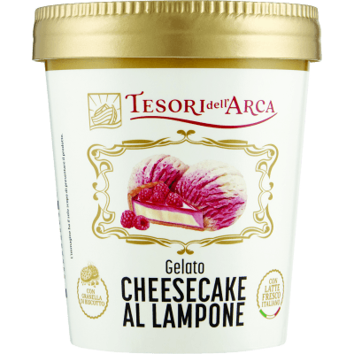 TESORI DELL'ARCA Gelato Cheesecake al Lampone 300 g