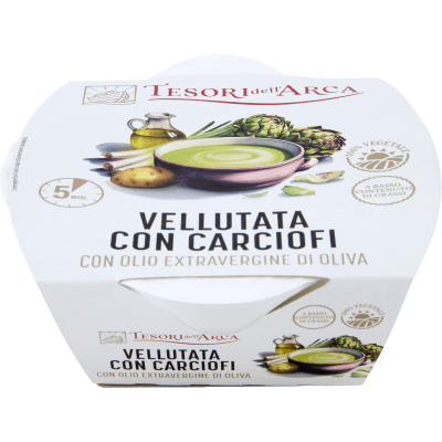 TESORI DELL'ARCA Vellutata con Carciofi con Olio Extravergine di Oliva 350 g