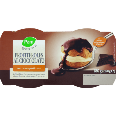 PAM Qualità per te Profiteroles al Cioccolato 2 x 90 g