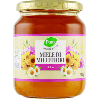 PAM Qualità per te Miele di Millefiori fluido 500 g