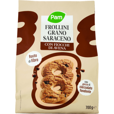 PAM Frollini Grano Saraceno con gocce di cioccolato fondente 700 g