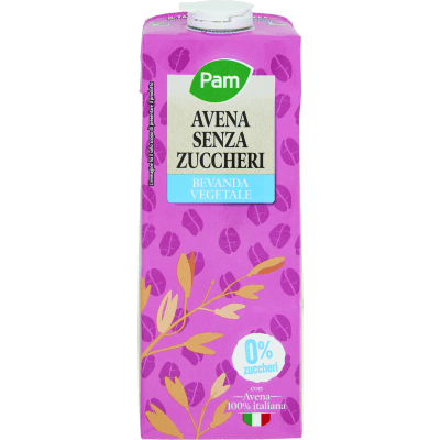PAM Avena Senza Zuccheri Bevanda Vegetale 1 L