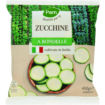 PAM PANORAMA Zucchine a Disco surgelate 450 g