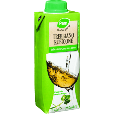 Trebbiano rubicone IGT PAM Qualità per te 250 ml