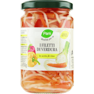 PAM PANORAMA Insalatina a Filetti in Aceto di Vino 300 g