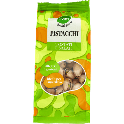 PAM Qualità per Pistacchi Tostati e Salati 150 g