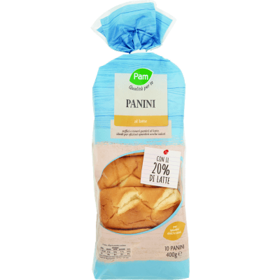 PAM PANORAMA Panini al Latte 400g (40g x 10)