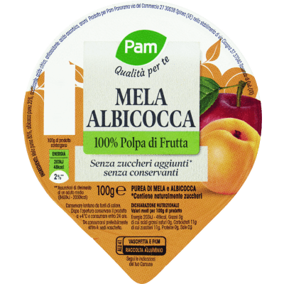 PAM Qualità per te Mela Albicocca 100 g