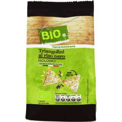 BIO Triangolini al riso nero Biologici 80 g