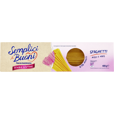 SEMPLICI E BUONI Senza Glutine Spaghetti Riso e Mais 400 g