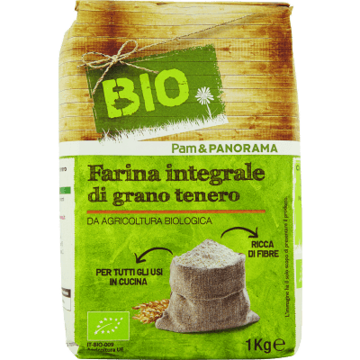 BIO Farina integrale di grano tenero 1 kg