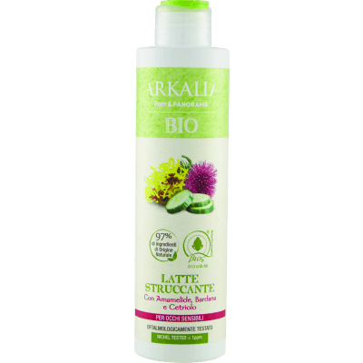 ARKALIA BIO Latte Struccante con Amamelide, Bardana e Cetriolo 200 ml