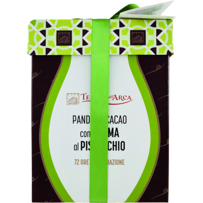 TESORI DELL'ARCA Pandoro Cacao con Crema di Pistacchio 1000 g