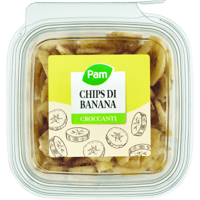 PAM Chips di Banana Croccanti 150 g