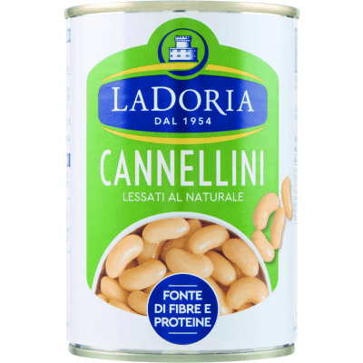 La Doria Cannellini Lessati al Naturale 400 g
