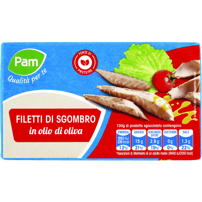 PAM PANORAMA Filetti di Sgombro 125 g