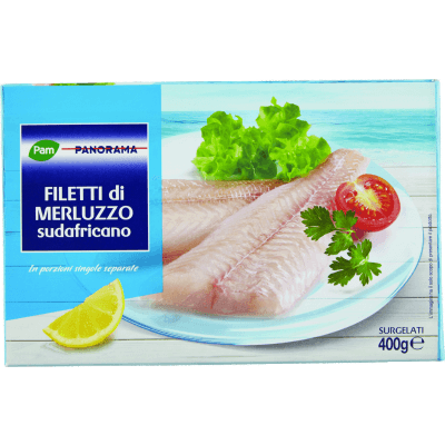 PAM PANORAMA Filetti di Merluzzo sudafricano Surgelati 400 g