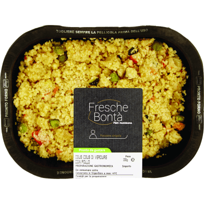FRESCHE BONTÁ Cous Cous di Verdure con Pollo 200 g