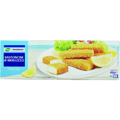 PAM PANORAMA Bastoncini di Merluzzo Surgelati 450 g