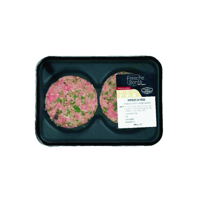Hamburger suino ai porcini