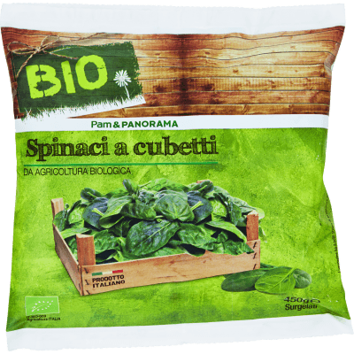 BIO Spinaci a cubetti Surgelati 450 g