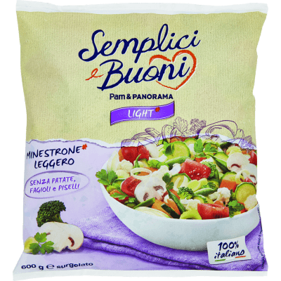 SEMPLICI E BUONI Light Minestrone Leggero* surgelato 600 g