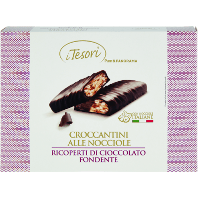 Croccantini nocciole al cioccolato fondente