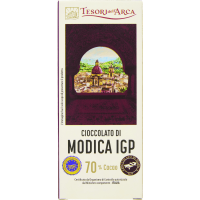 TESORI DELL'ARCA Cioccolato di Modica IGP 70% Cacao 100 g