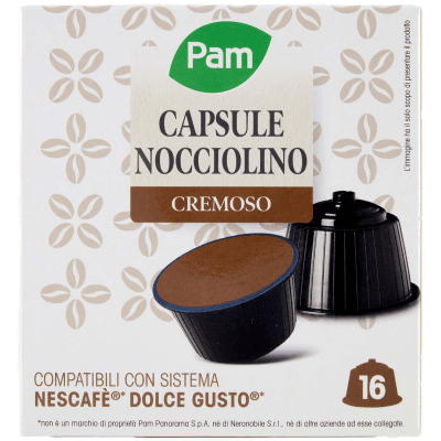 PAM Capsule Nocciolino Cremoso Compatibili Nescafè* Dolce Gusto* 192g (16x12g) – immagine 11