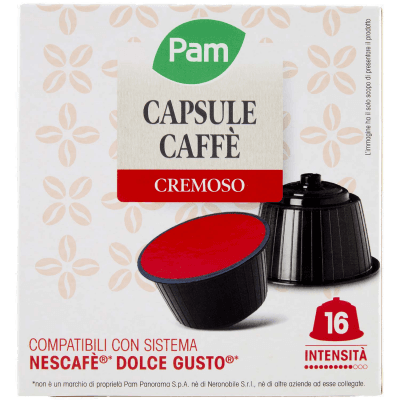 PAM Capsule Caffè Cremoso Compatibili Nescafè* Dolce Gusto* 120g (16x7,5g) – immagine 11