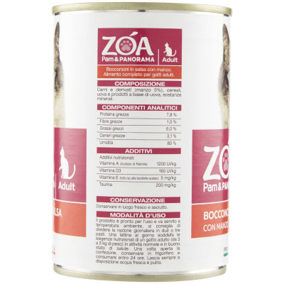 ZOA Adult Bocconcini in Salsa con Manzo 415 g – immagine 10