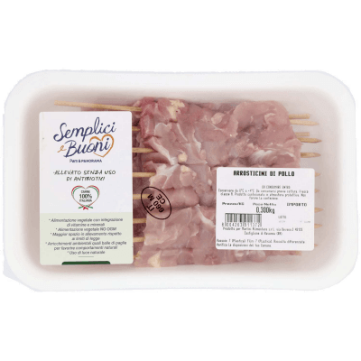 SEMPLICI E BUONI Senza Antibiotici Arrosticini di Pollo 0,300 kg – immagine 9