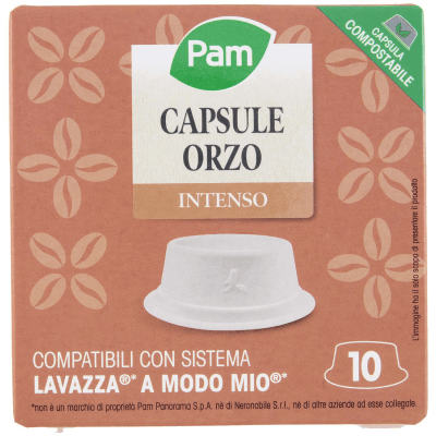 PAM Qualità per te Orzo 10 capsule Compatibili con sistema Lavazza* a Modo Mio* 35g (3,5g x 10) – immagine 9