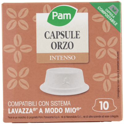 PAM Qualità per te Orzo 10 capsule Compatibili con sistema Lavazza* a Modo Mio* 35g (3,5g x 10) – immagine 11