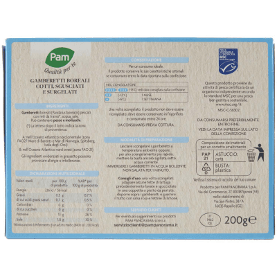 PAM Qualità per te Gamberetti Boreali sgusciati surgelati 200 g – immagine 11