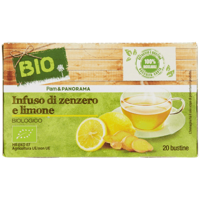 BIO Infuso di zenzero e limone 20 x 1,85 g – immagine 9