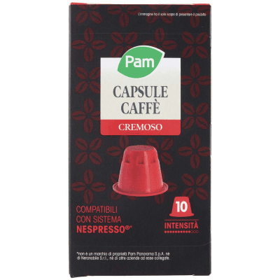 PAM Capsule Caffè Cremoso Compatibili Nespresso* 56g (10x5,6g) – immagine 9