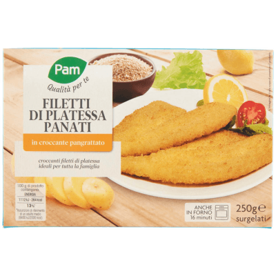 PAM Qualità per te Filetti di Platessa impanati 250 g – immagine 9