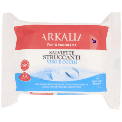 ARKALIA Salviette Struccanti Viso e Occhi 25 pz – immagine 9
