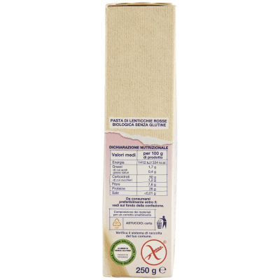 Felicia Sedanini Lenticchie Rosse BIO 250 g – immagine 12