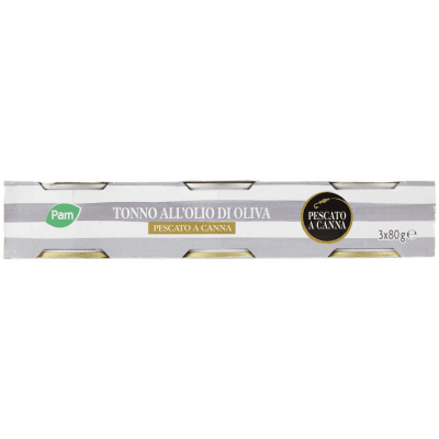 PAM Tonno all'Olio di Oliva Pescato a Canna 3 x 80 g – immagine 14