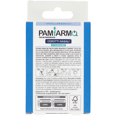 PAMFARMA Cerotti Nasali Standard 1 Formato 30 pz – immagine 11