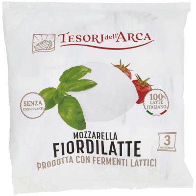 TESORI DELL'ARCA Mozzarella Fiordilatte 3 x 125 g – immagine 9