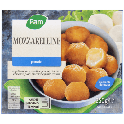 PAM PANORAMA Mozzarelline Panate surgelate 250 g – immagine 9