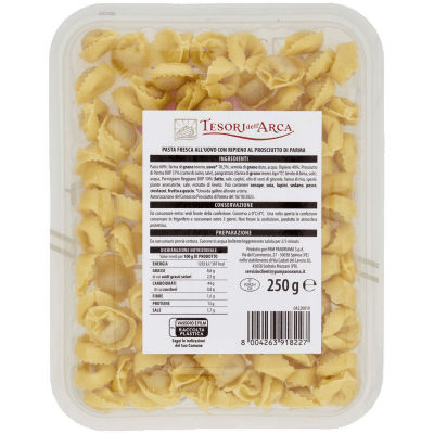 TESORI DELL'ARCA Tortellini al Prosciutto di Parma 250 g – immagine 11