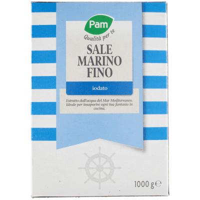 PAM Qualità per te Sale Marino Fino iodato 1000g – immagine 11