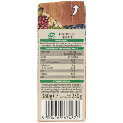 PAM PANORAMA Lenticchie 380 g – immagine 12