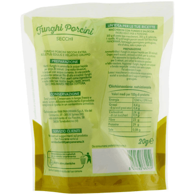 PAM Qualità per te Funghi Porcini Secchi extra 20 g – immagine 11